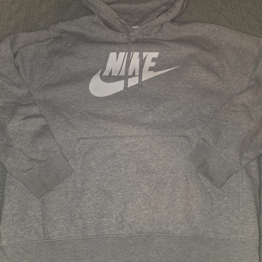 Nike Men's Heather Gray Hoodie